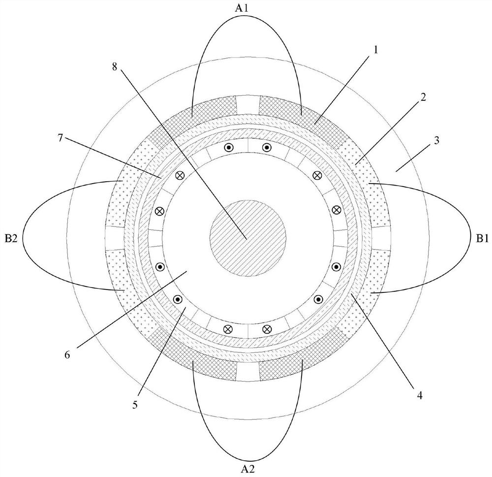 A Two-phase Fractional Slot Air Core Compensated Pulse Generator