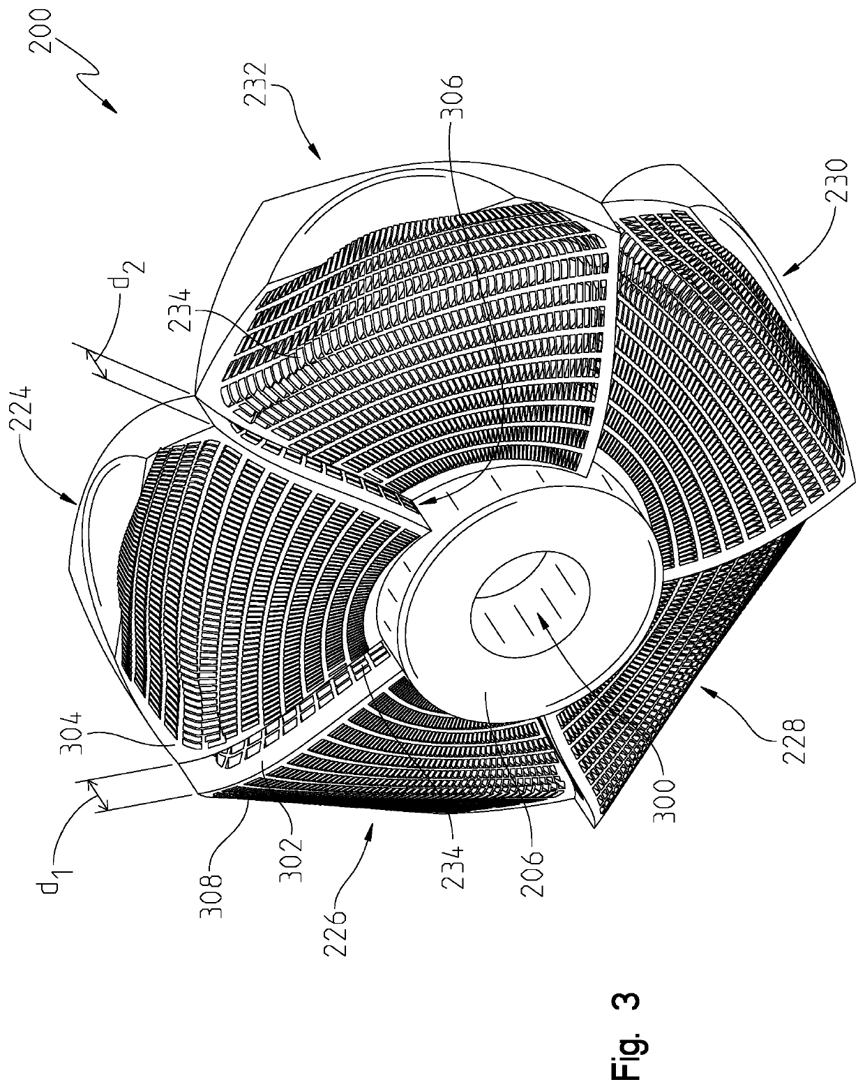 Rotary heat exchanger and system thereof