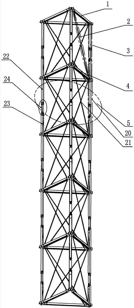 Elastic hinge driving truss type foldable unit and foldable supporting arm