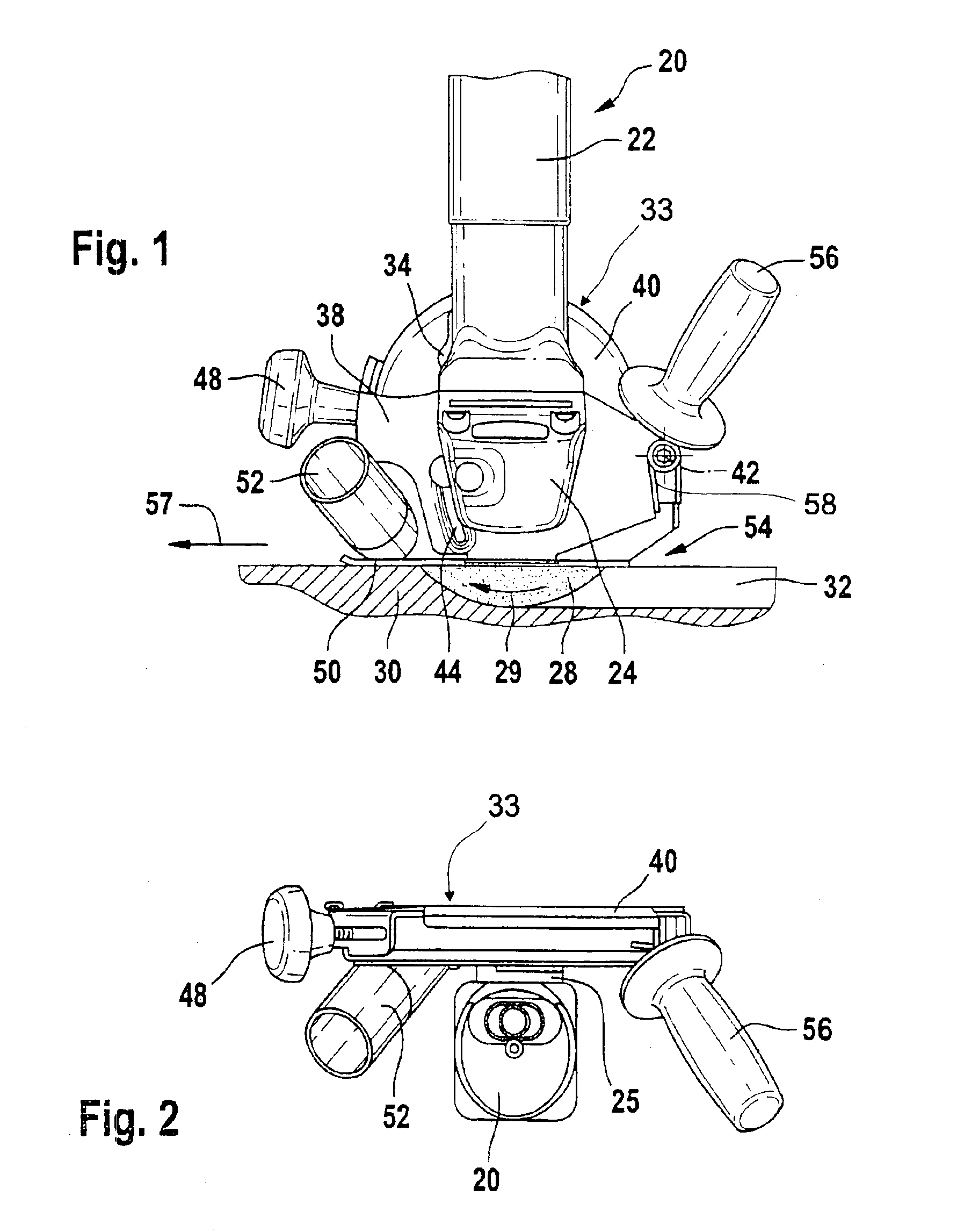 Protective device for a hand machine tool