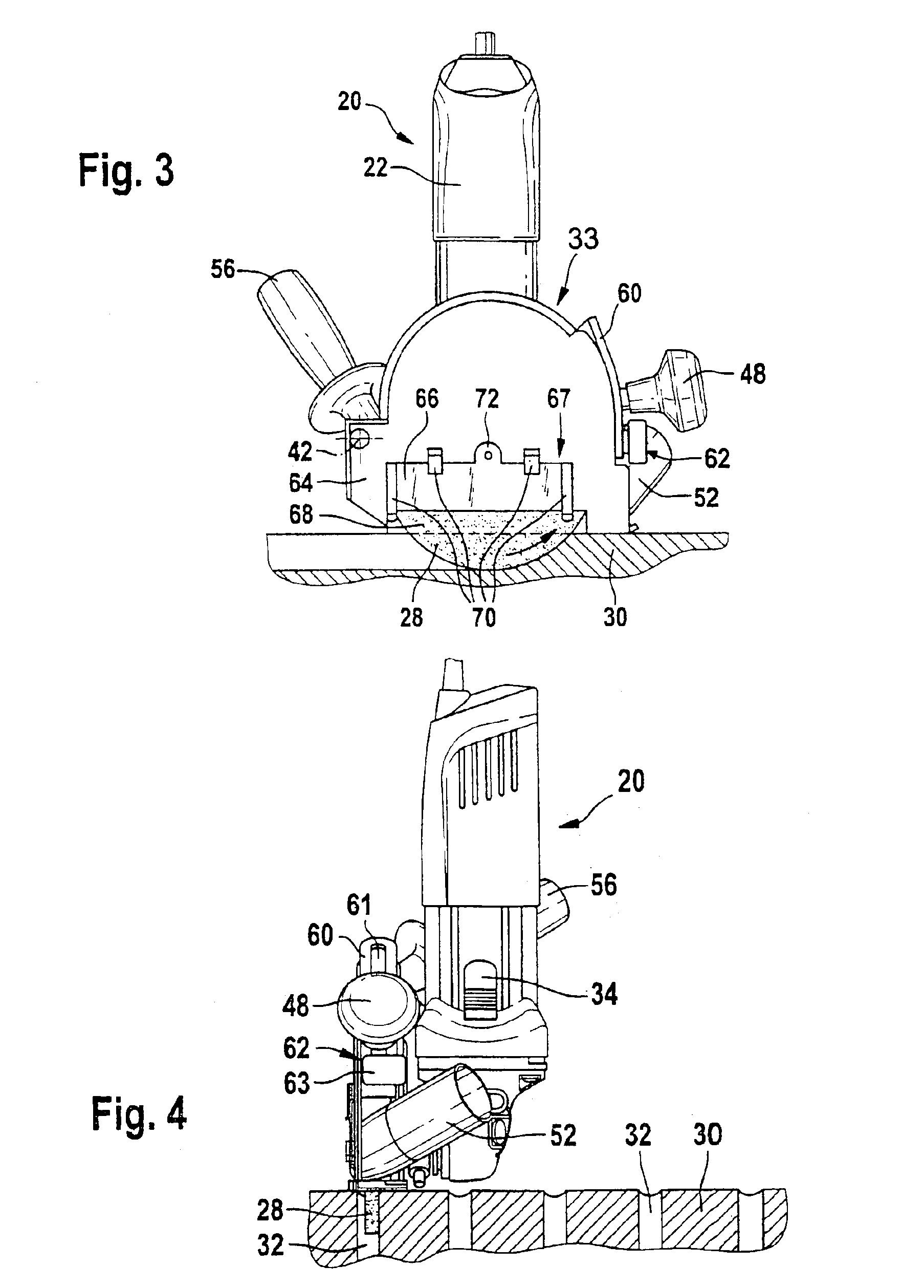 Protective device for a hand machine tool