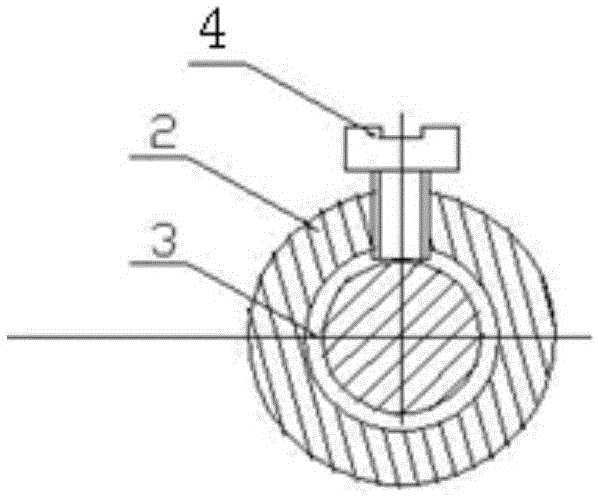 Method for preventing looseness of rotating rod of feedback signal potentiometer of hydrogovernor