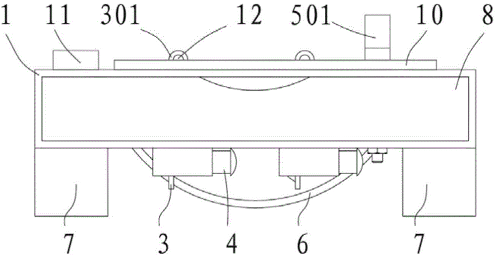 A mouse fixing device for schistosome infection experiments and an experiment method