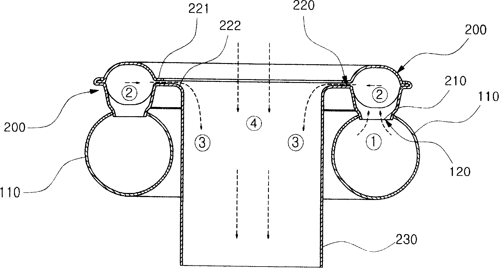 Apparatus for supplying compressed air using air amplifier