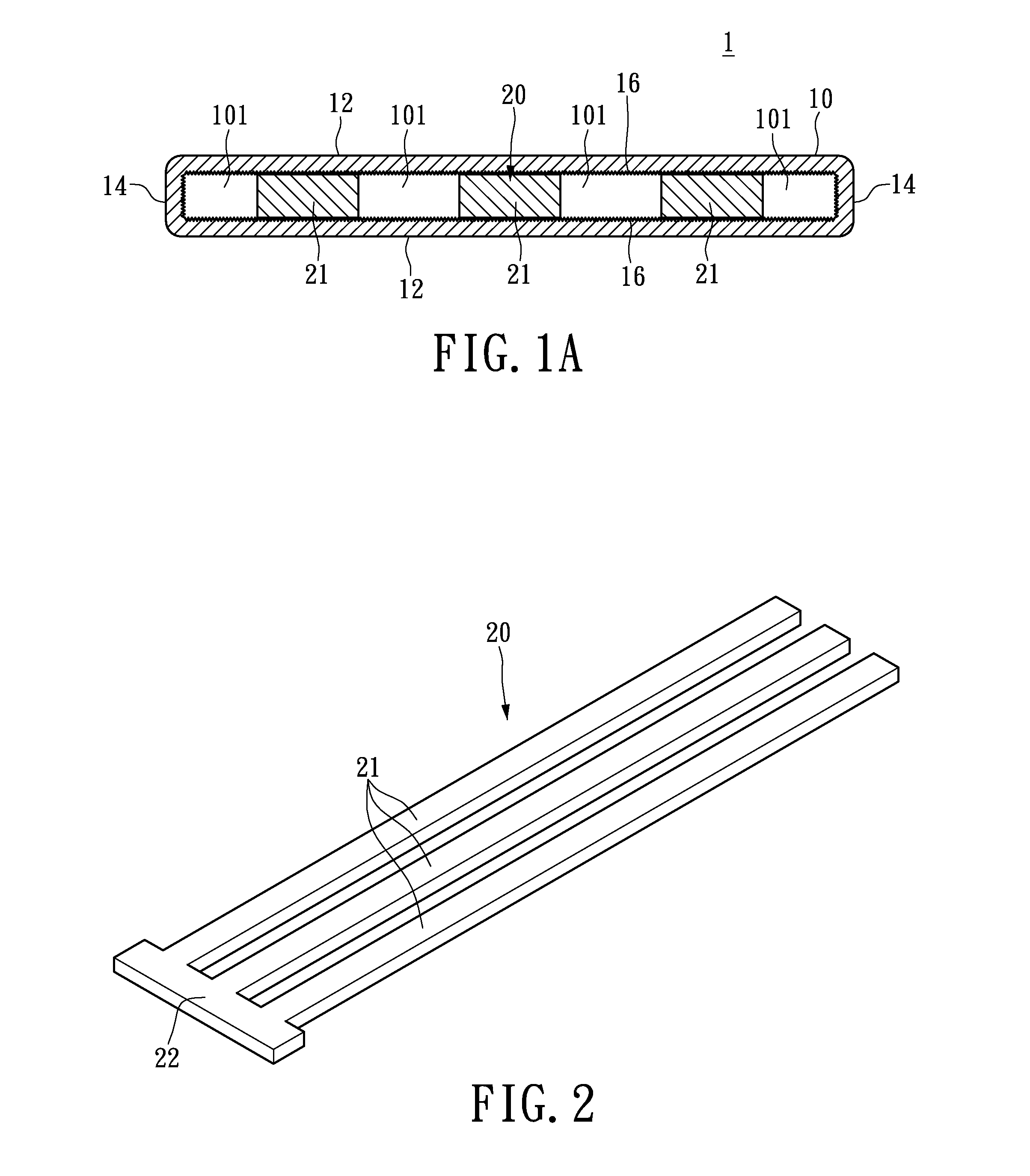 Flat heap pipe structure