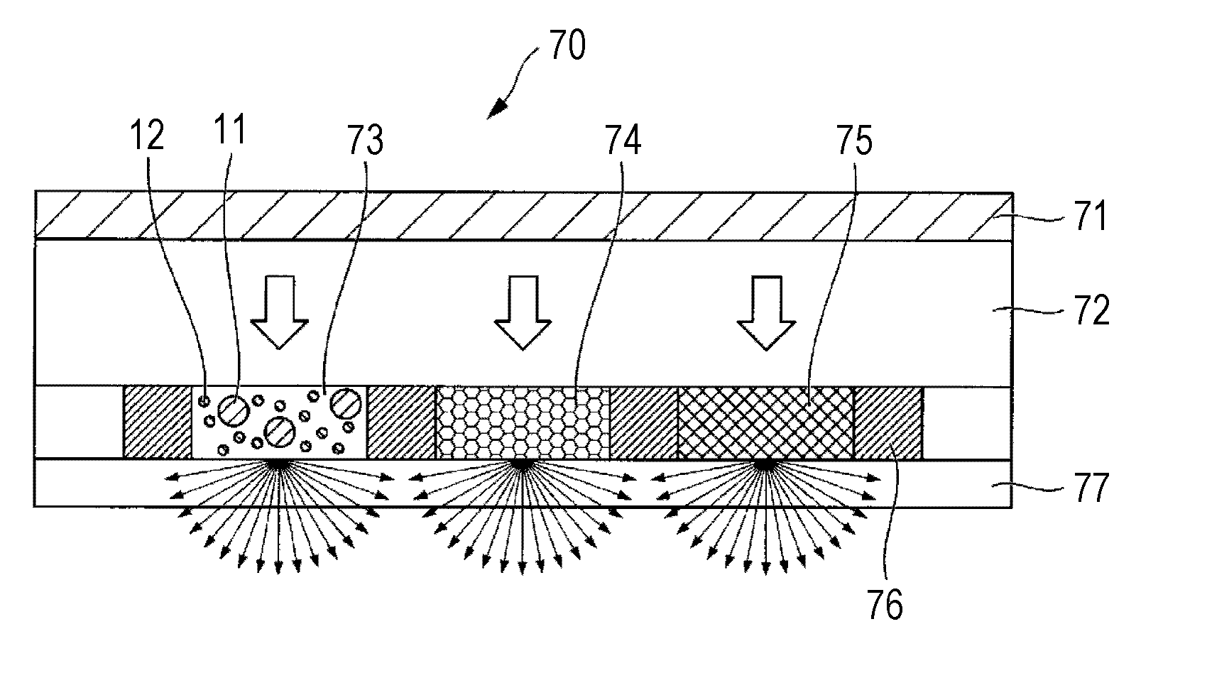 Light-scattering body, light-scattering body film, light-scattering body substrate, light-scattering body device, light-emitting device, display device, and illumination device