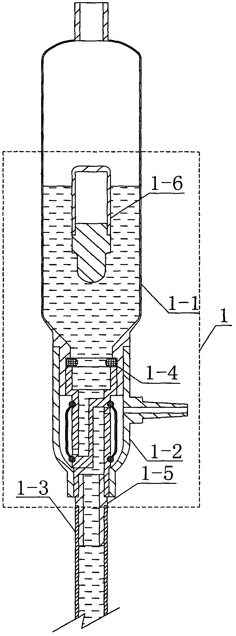 Negative pressure conduction type self-cutoff device of disposable venous infusion apparatus