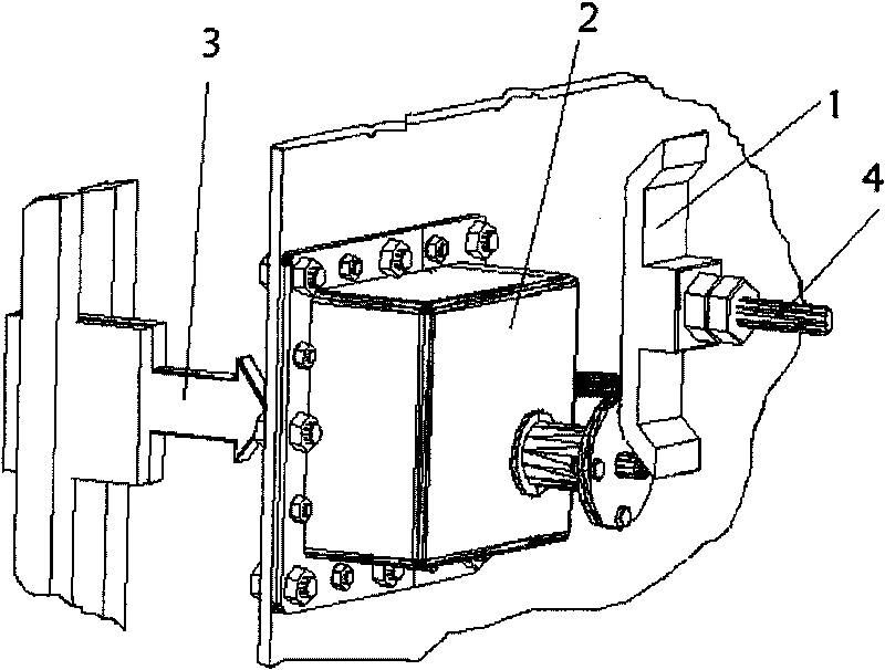 Safe mine lifter cage door locking device