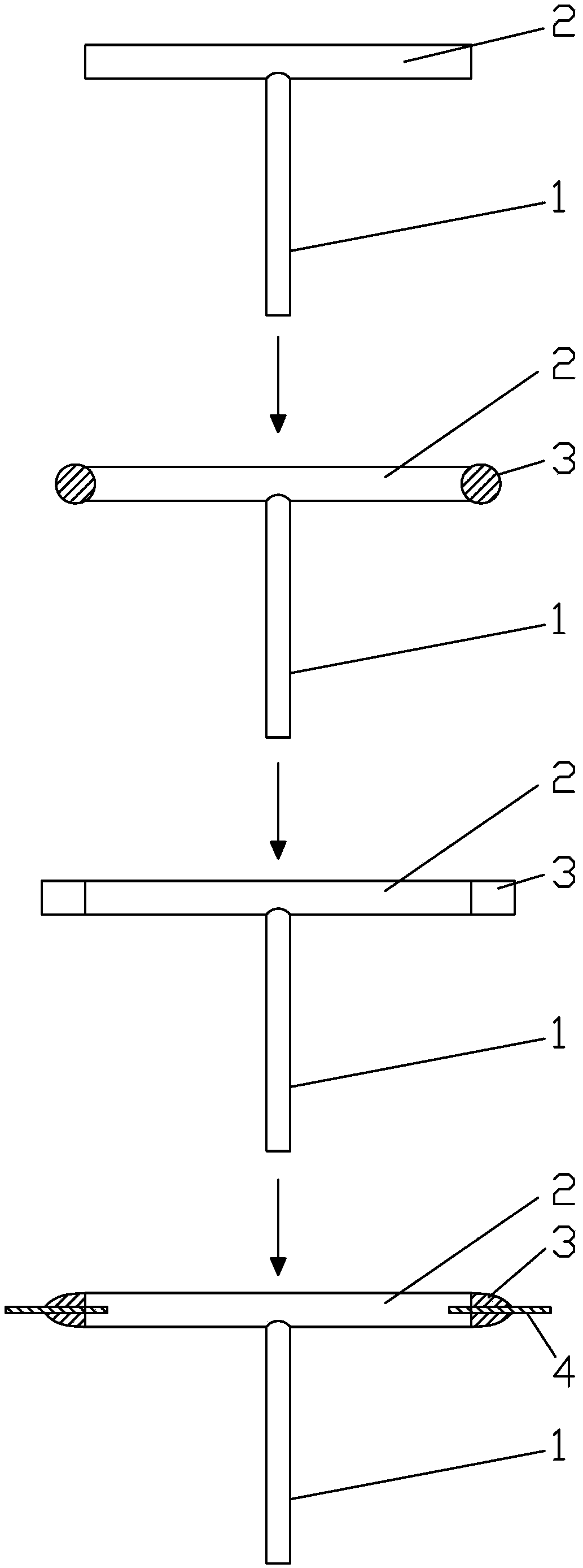 Production process for gas discharge tube