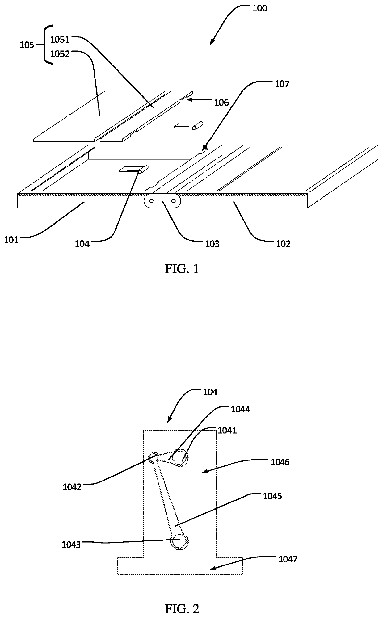 Display panel support frame and display device