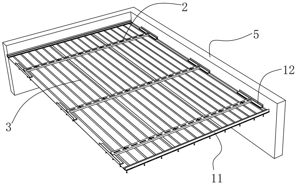 Extrusion type suspended ceiling mounting structure suitable for small space