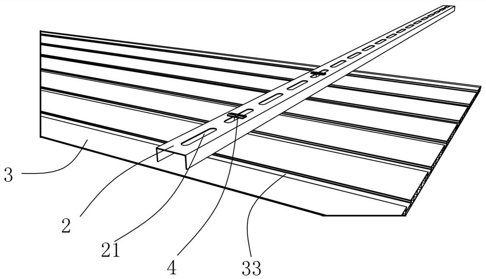 Extrusion type suspended ceiling mounting structure suitable for small space