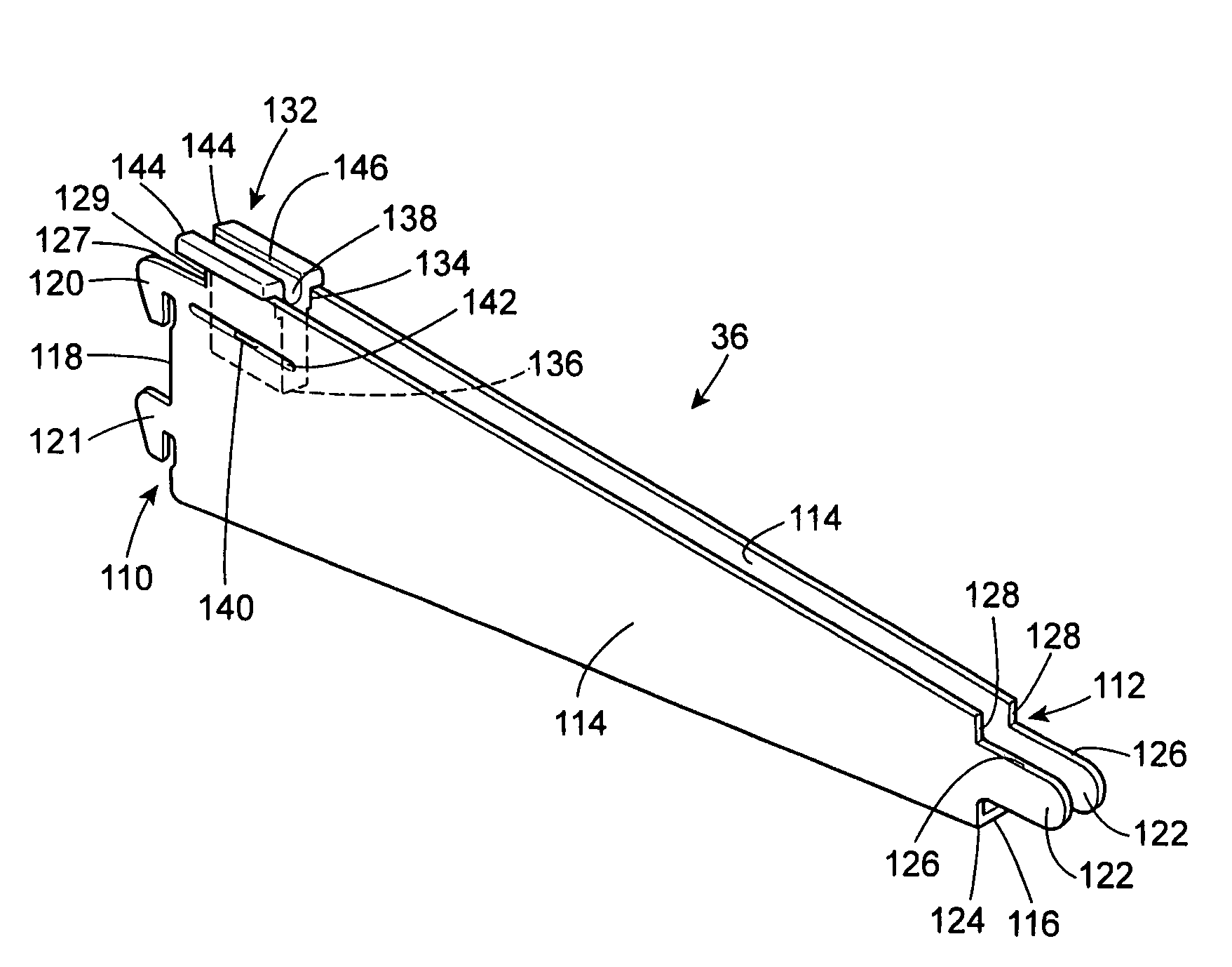 Shelf mounting bracket for adjustable organizer system