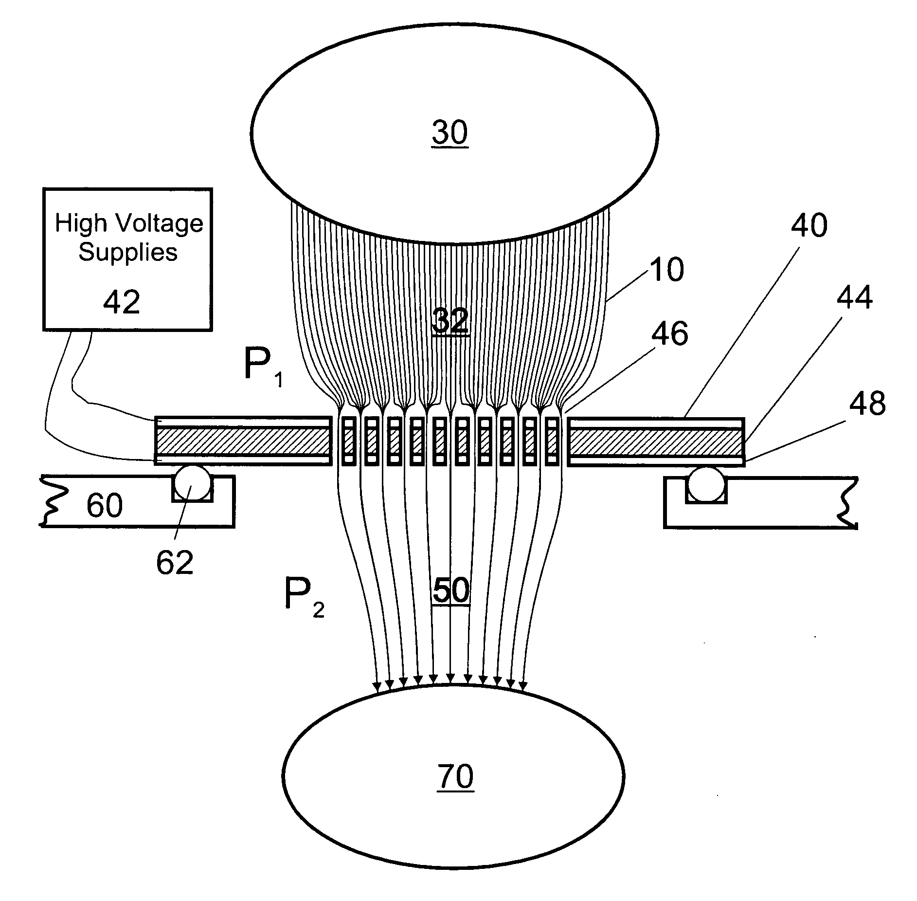 Ion enrichment aperture arrays