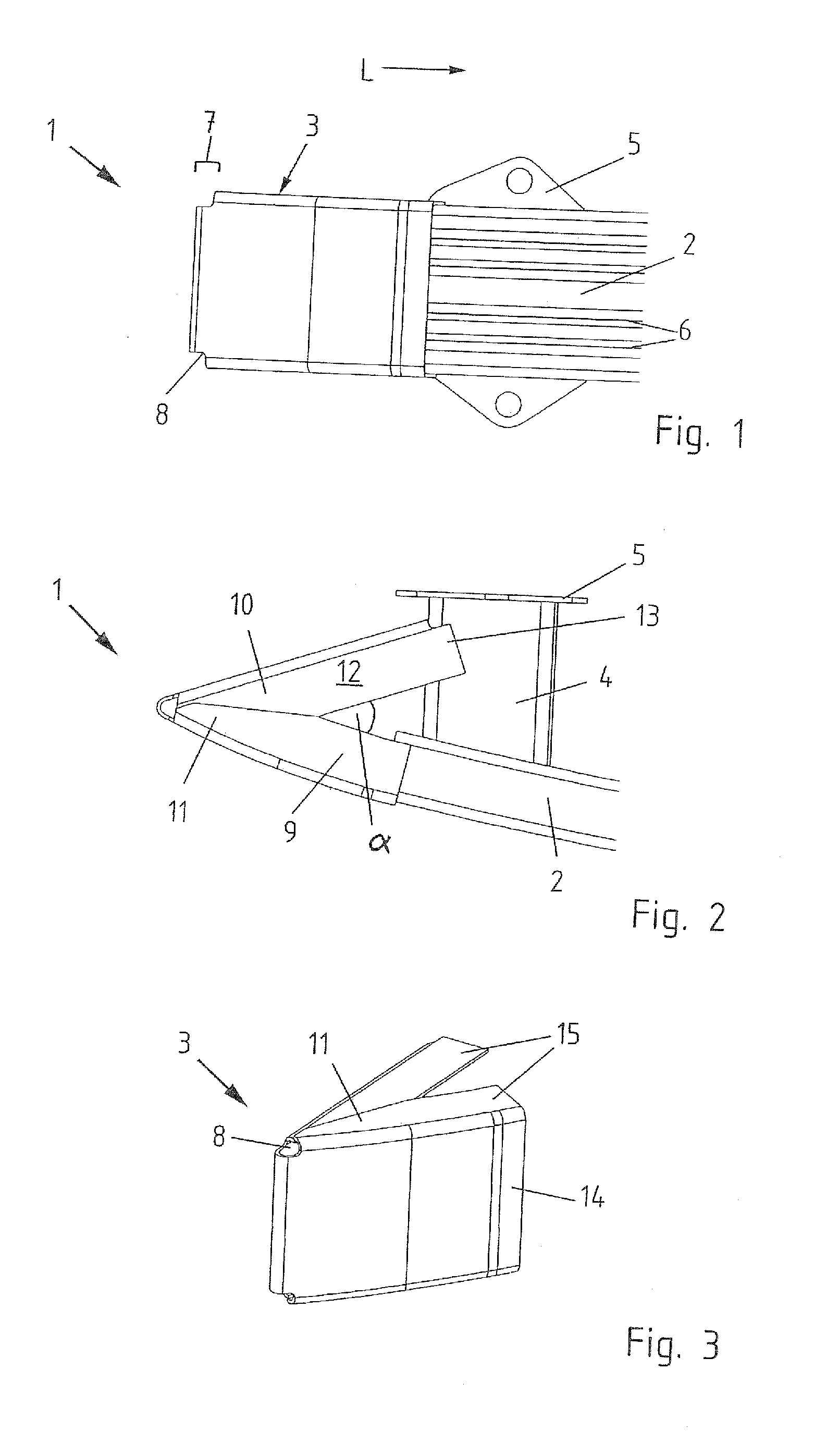 Automobile bumper arrangement and modular bumper system