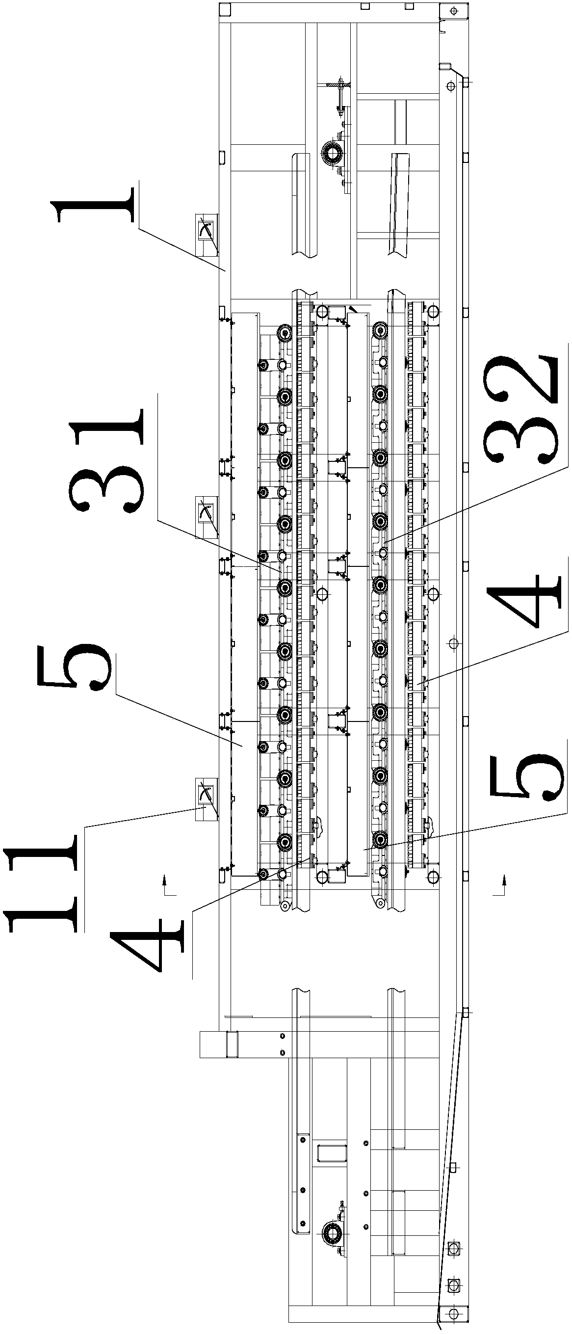 A double-furnace sealed and heat-insulating structure for a spherical wafer automatic production line