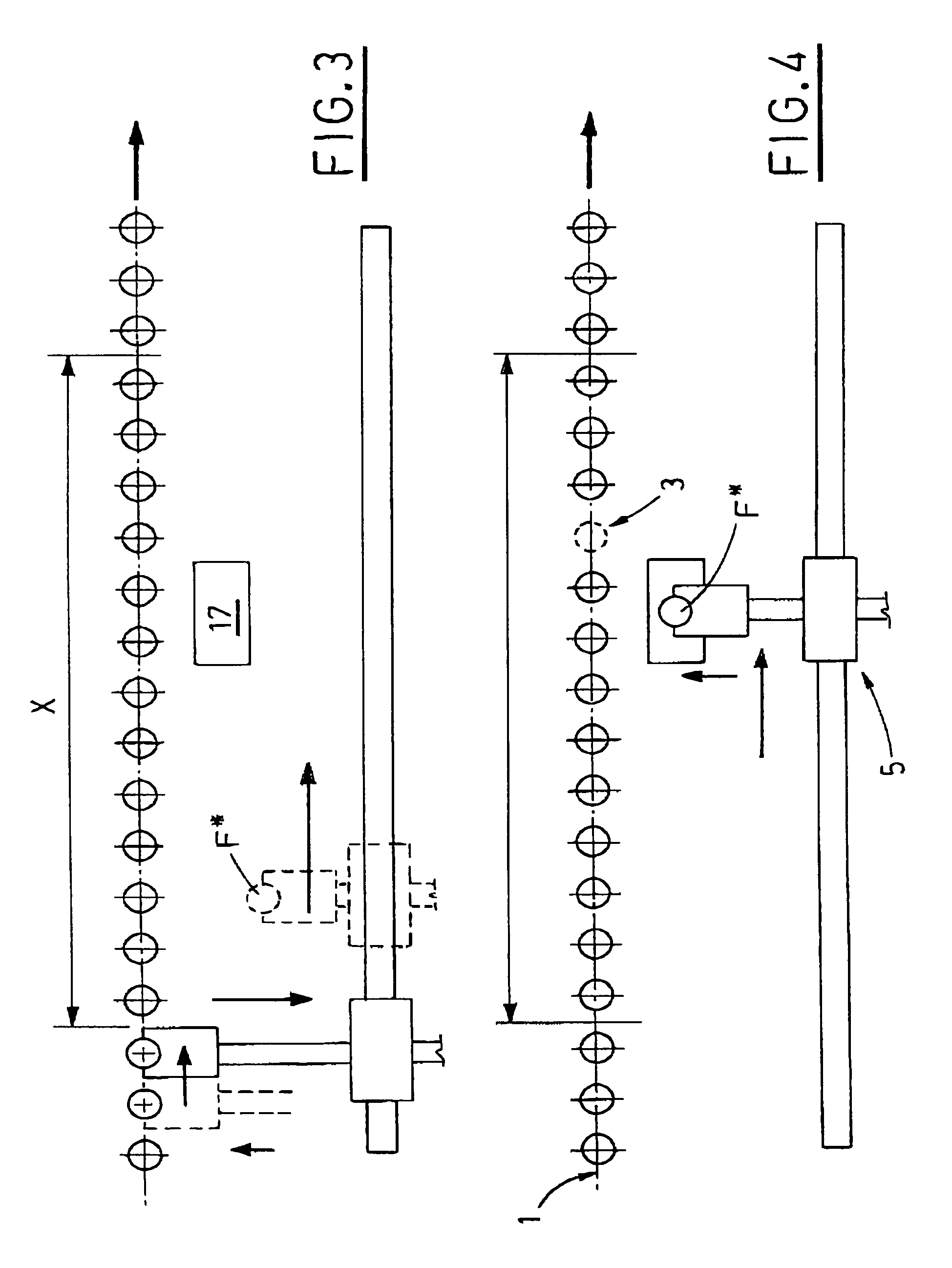 Method for statistic weighing of a product introduced into containers in a filling machine