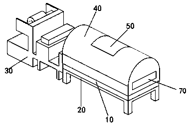 Fresh-maintaining device and method for zizania latifolia