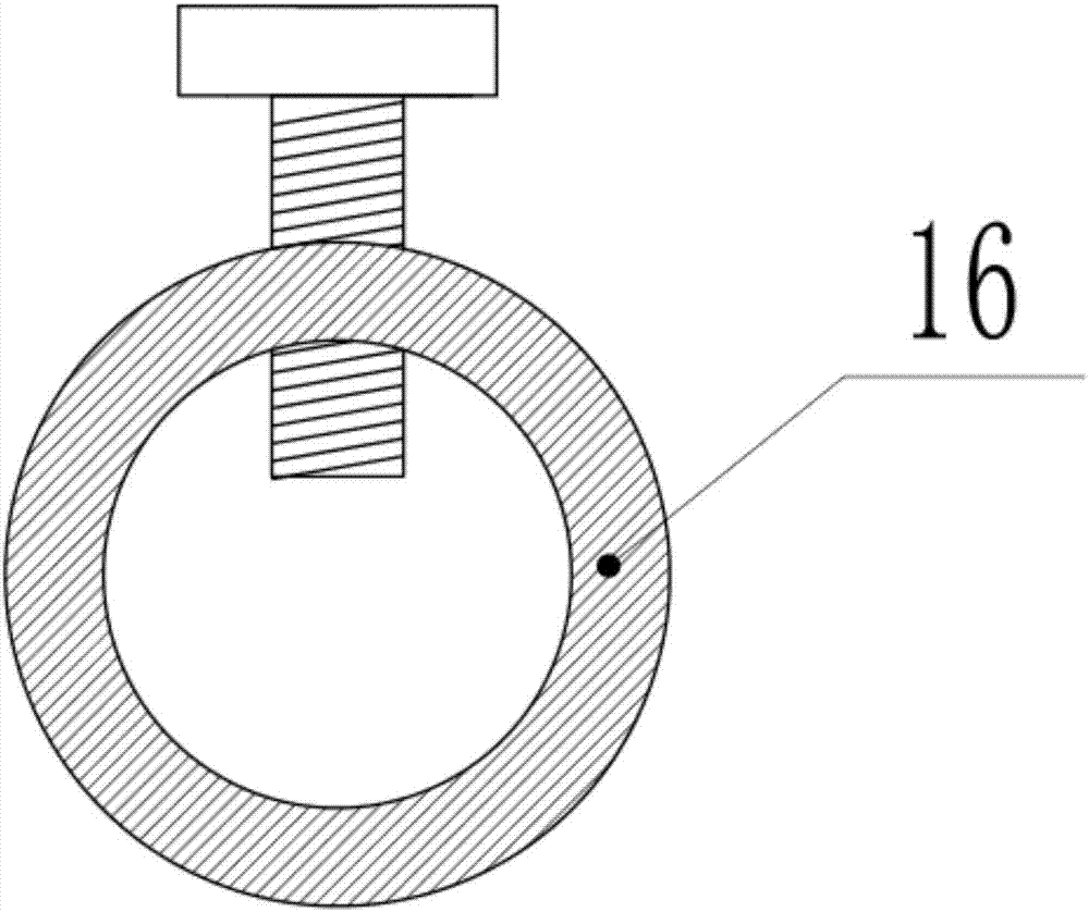 Device for grinding burrs on surface of rotating shaft of commercial coil motor