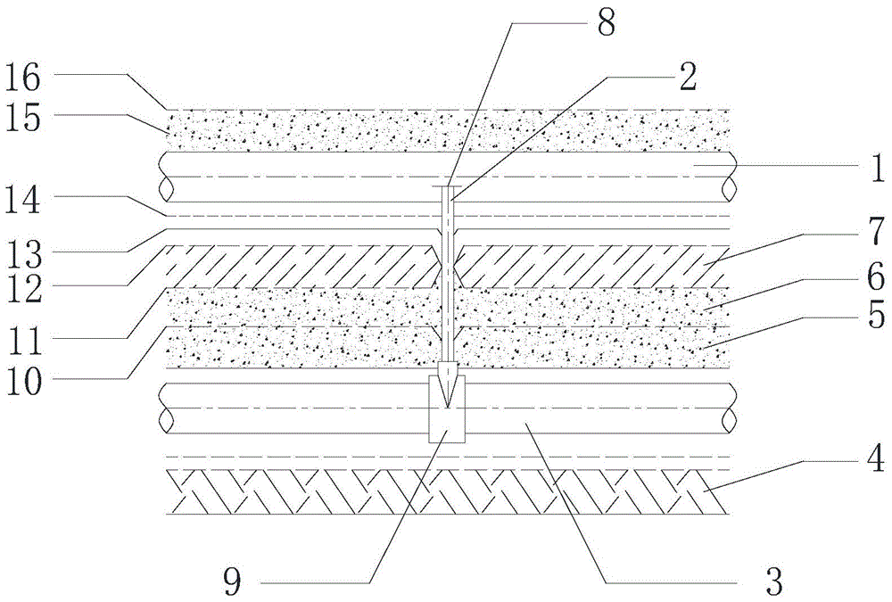 Rain and sewage diversion treatment method for waste landfill and rain and sewage diversion treatment system