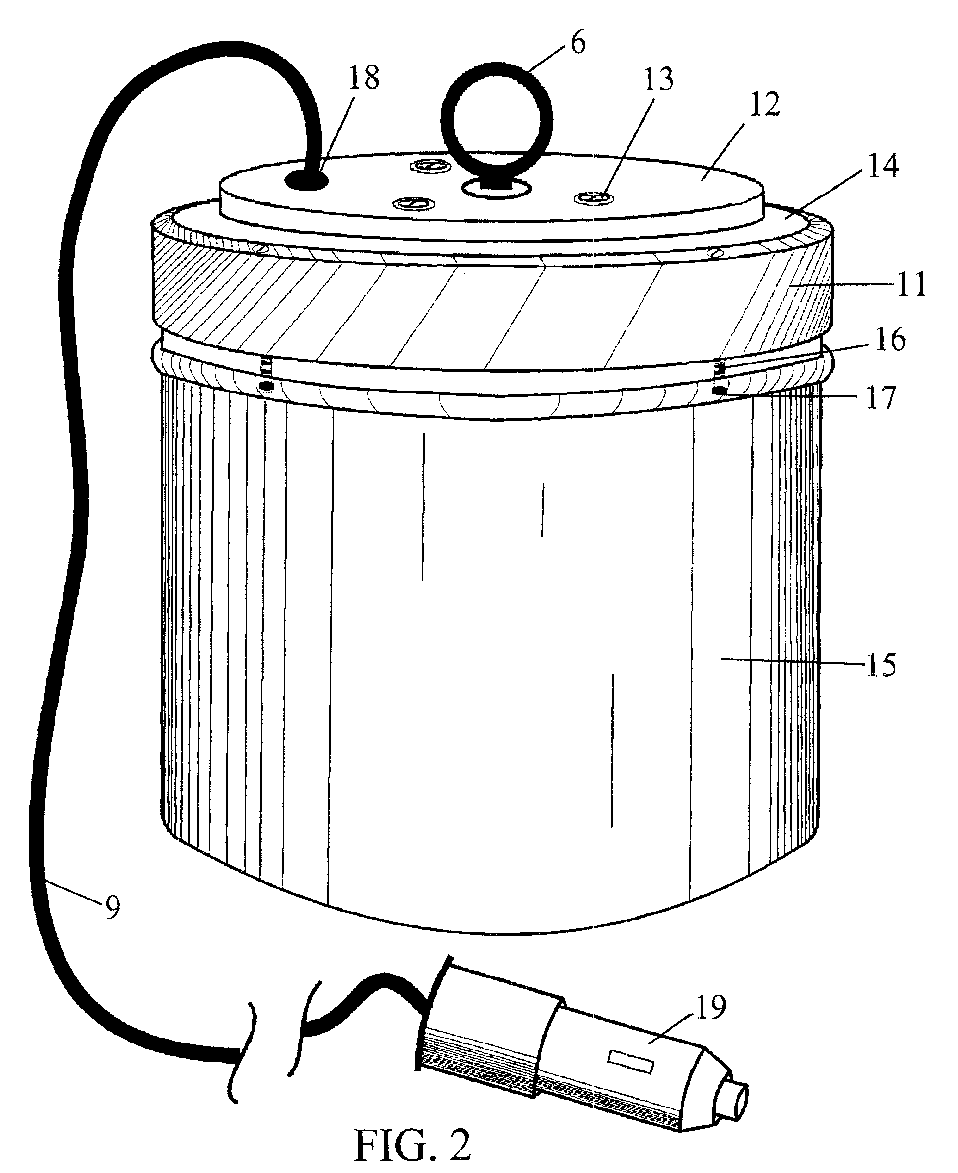 Vibrating device for repelling birds from boats