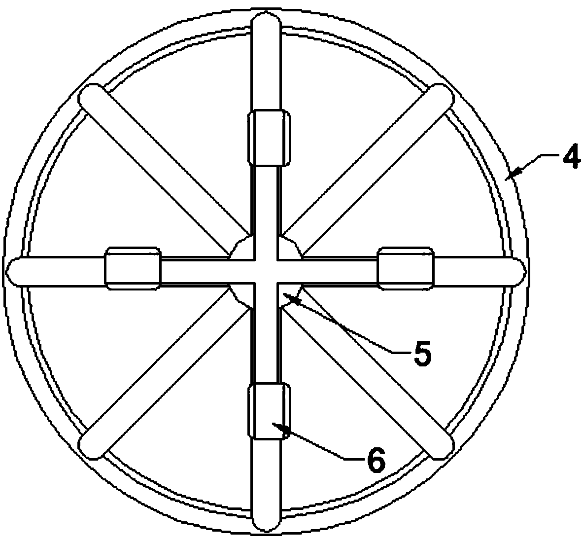 Coating barrel convenient to move