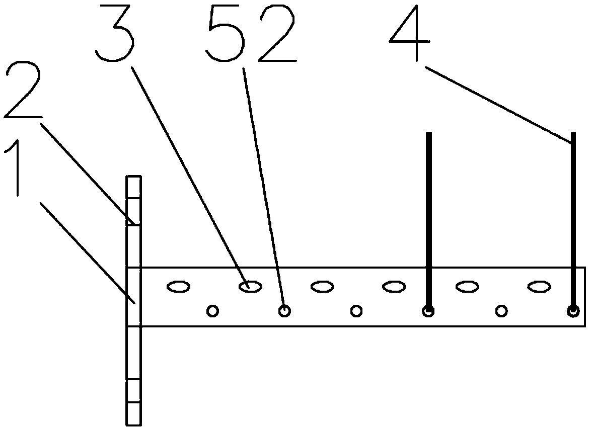 Mounting type cable holder and method for laying control cables in cable trench