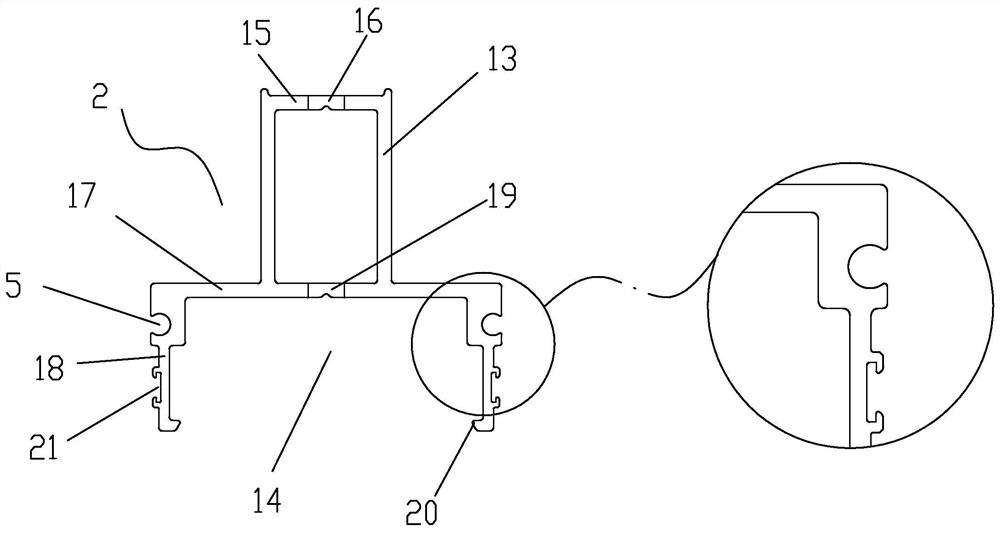 Curtain wall corner glass connection structure and installation method thereof