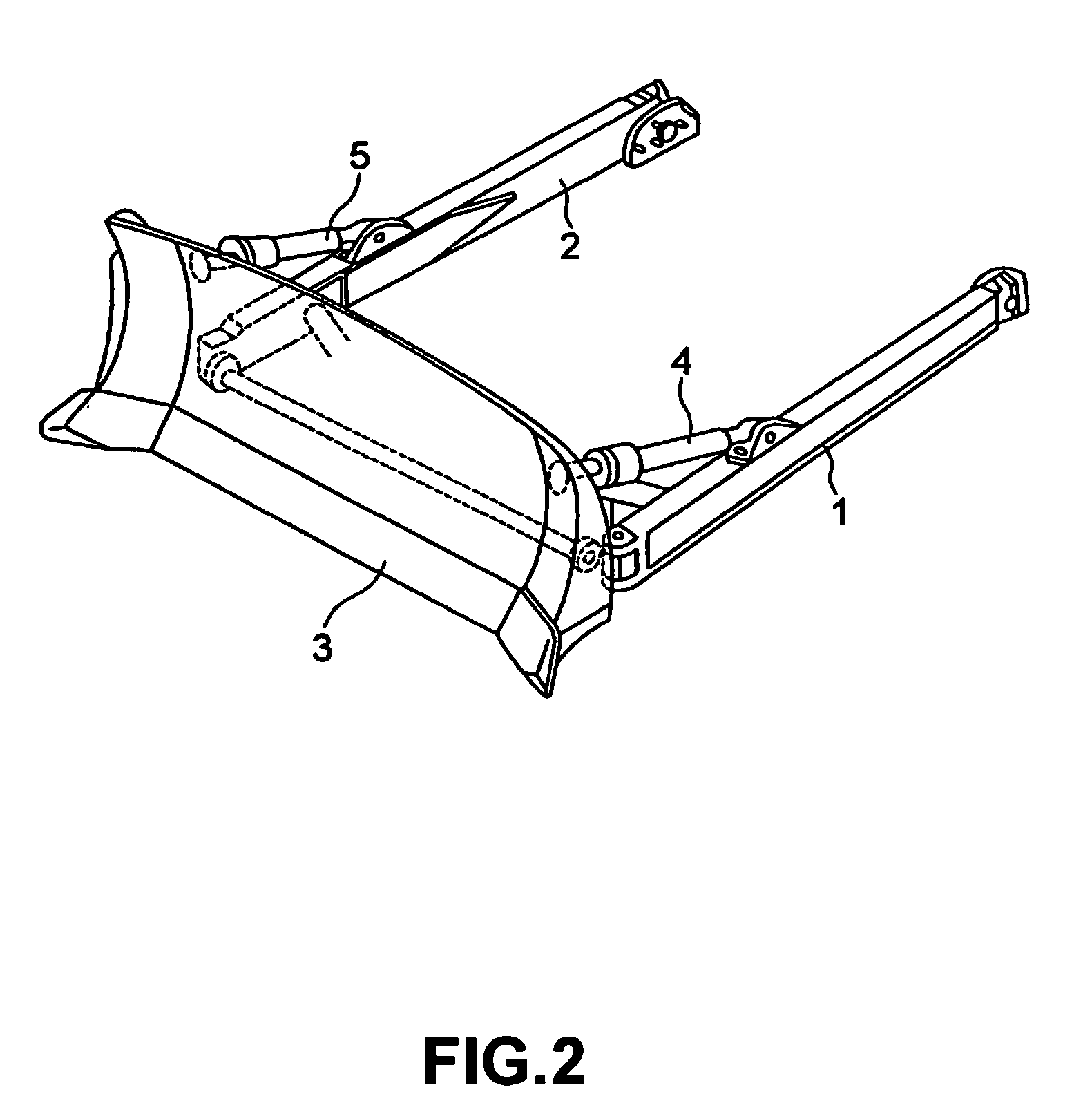 Oil-pressure controlling device for earthmoving machine