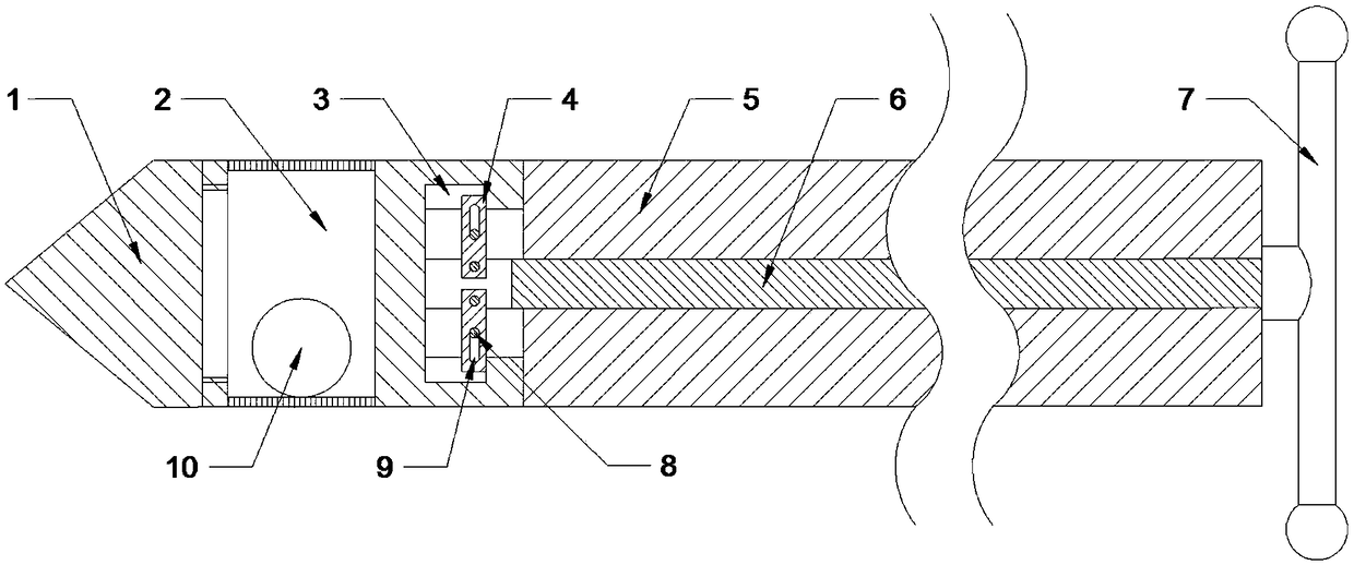 Fumigation insect removal tablet putting mechanism for granary