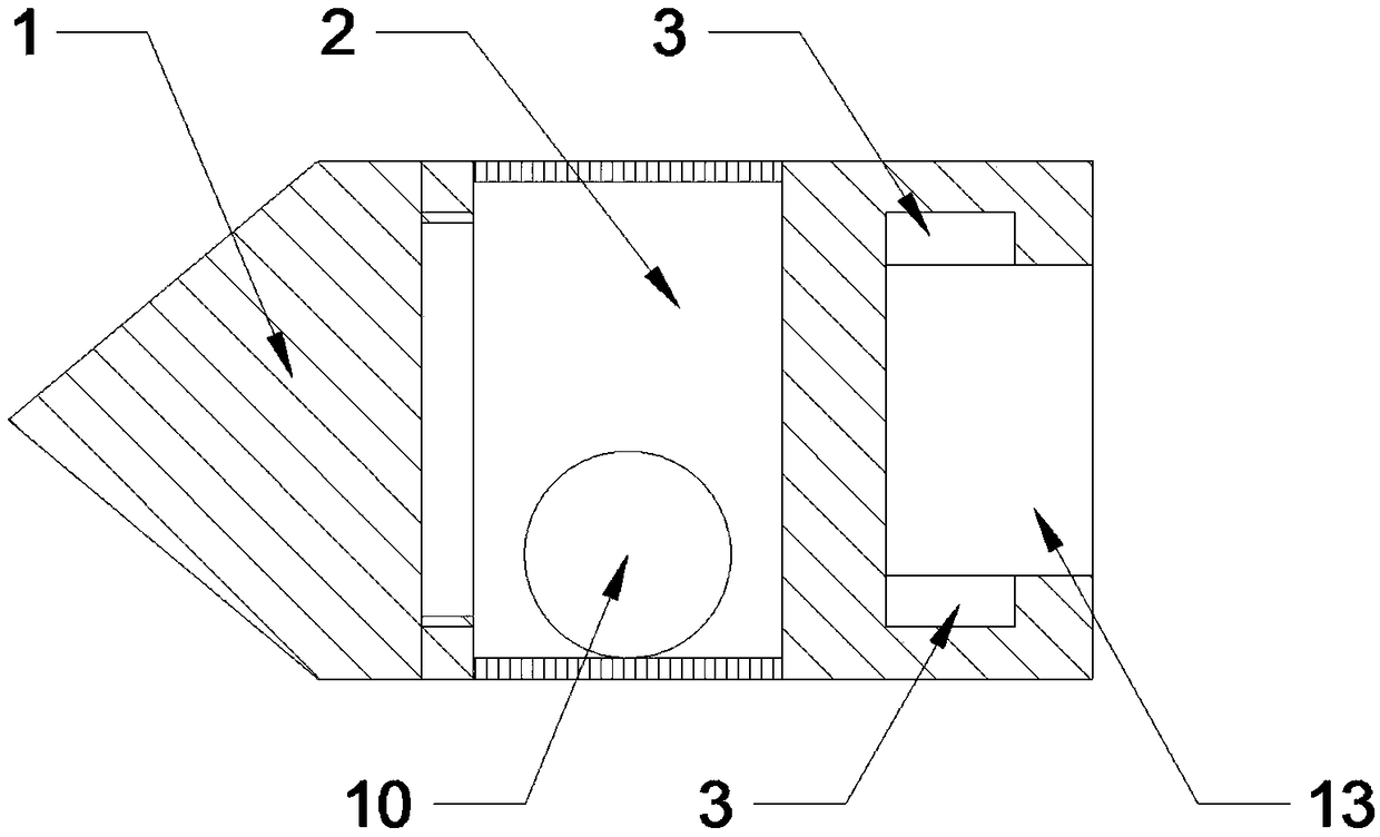 Fumigation insect removal tablet putting mechanism for granary