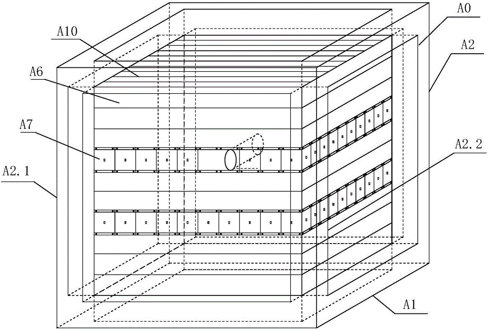 Three-dimensional physical model test method