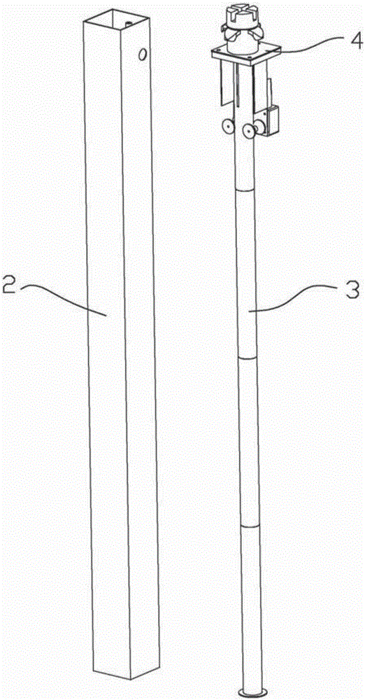 Electric intelligent lifting fence bar