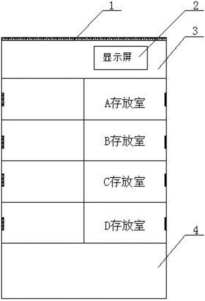 Intelligent freshness retaining special cabinet for fruit and vegetable direct selling