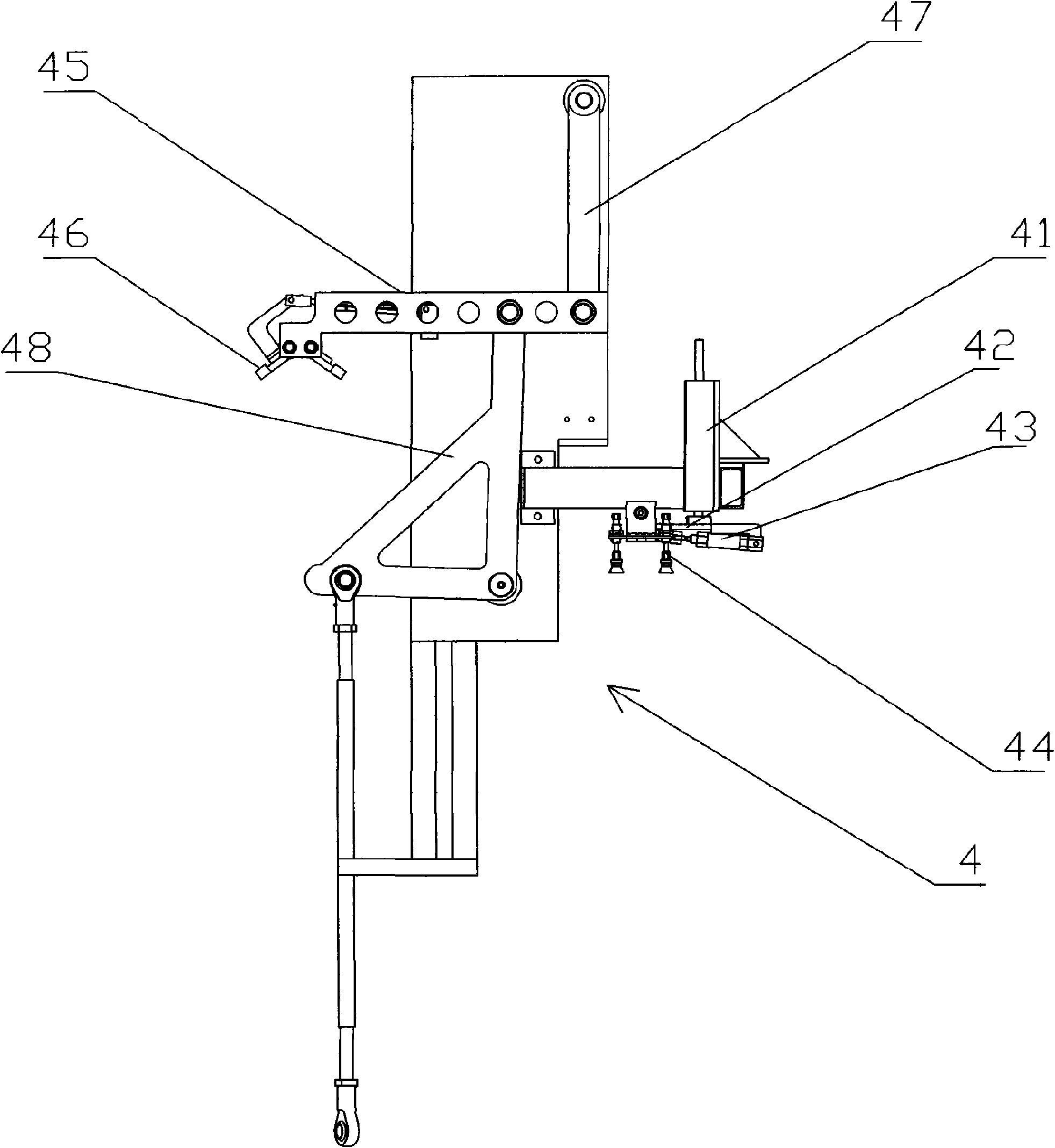 Method for packaging large flatbreads and fully-automatic flatbread packaging machine for achieving same