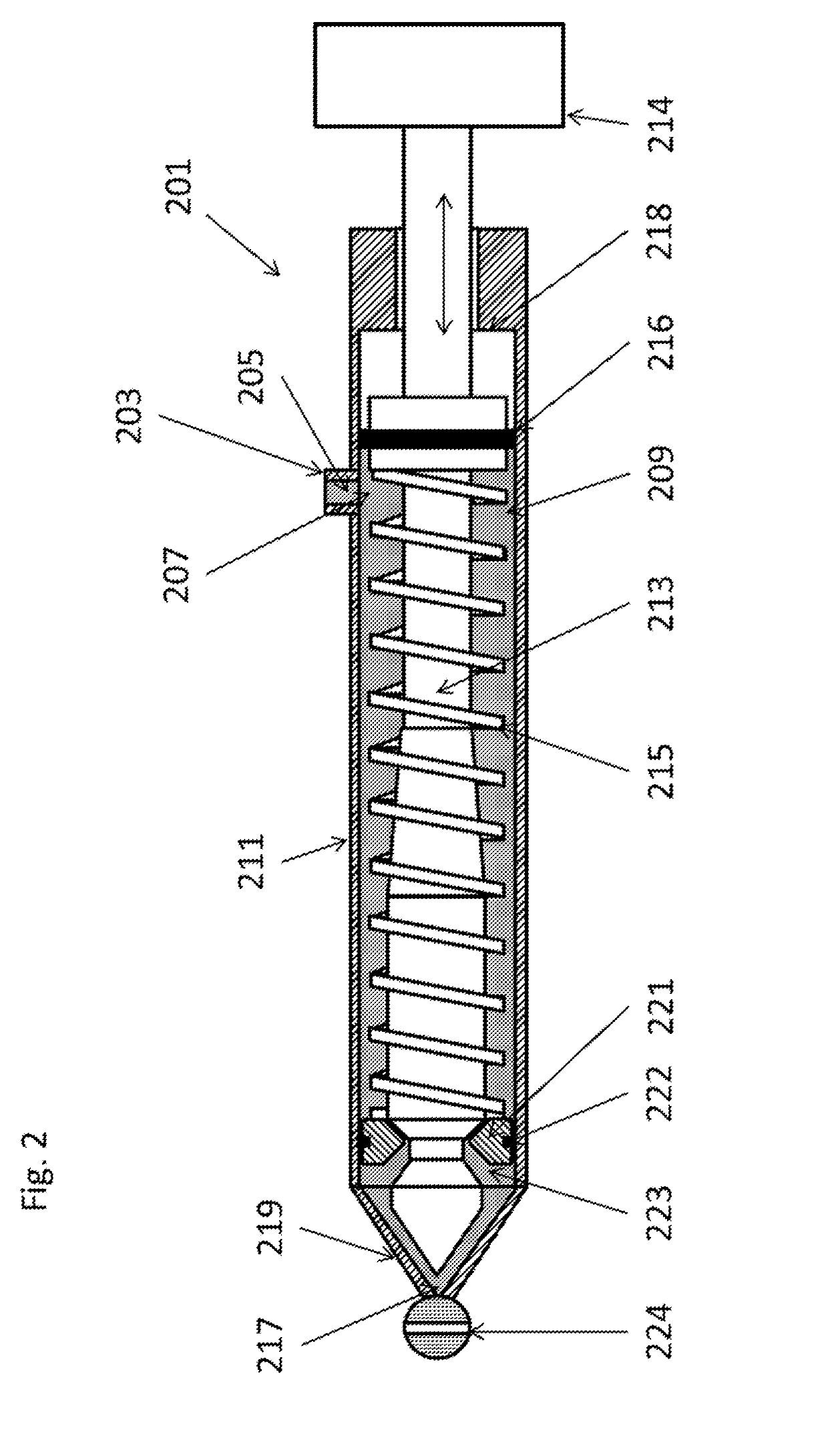 Apparatus and method for the production of expanded foam embryos