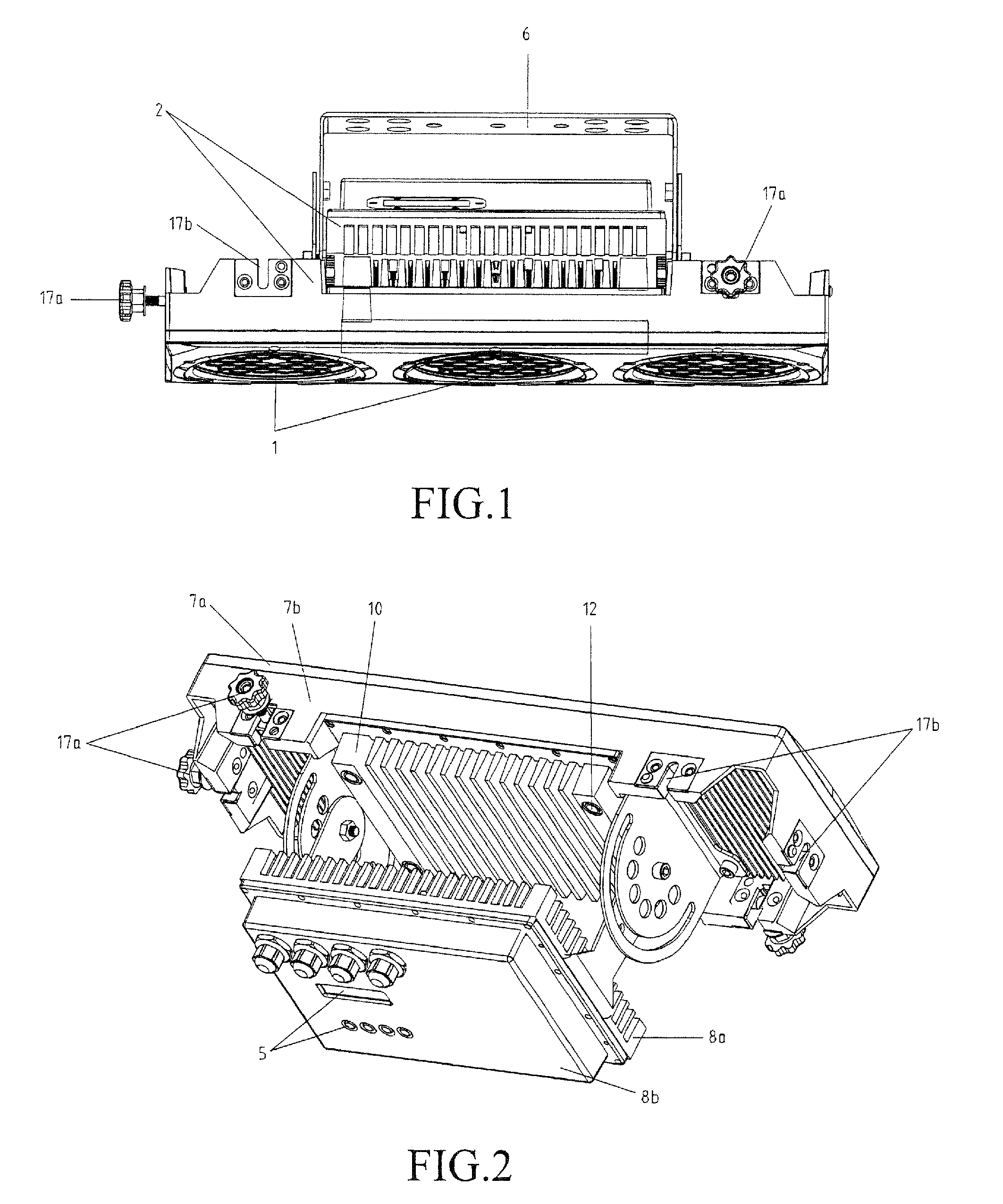 Divided LED lamp