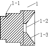 Turning clamp and turning method of polycrystalline rod material