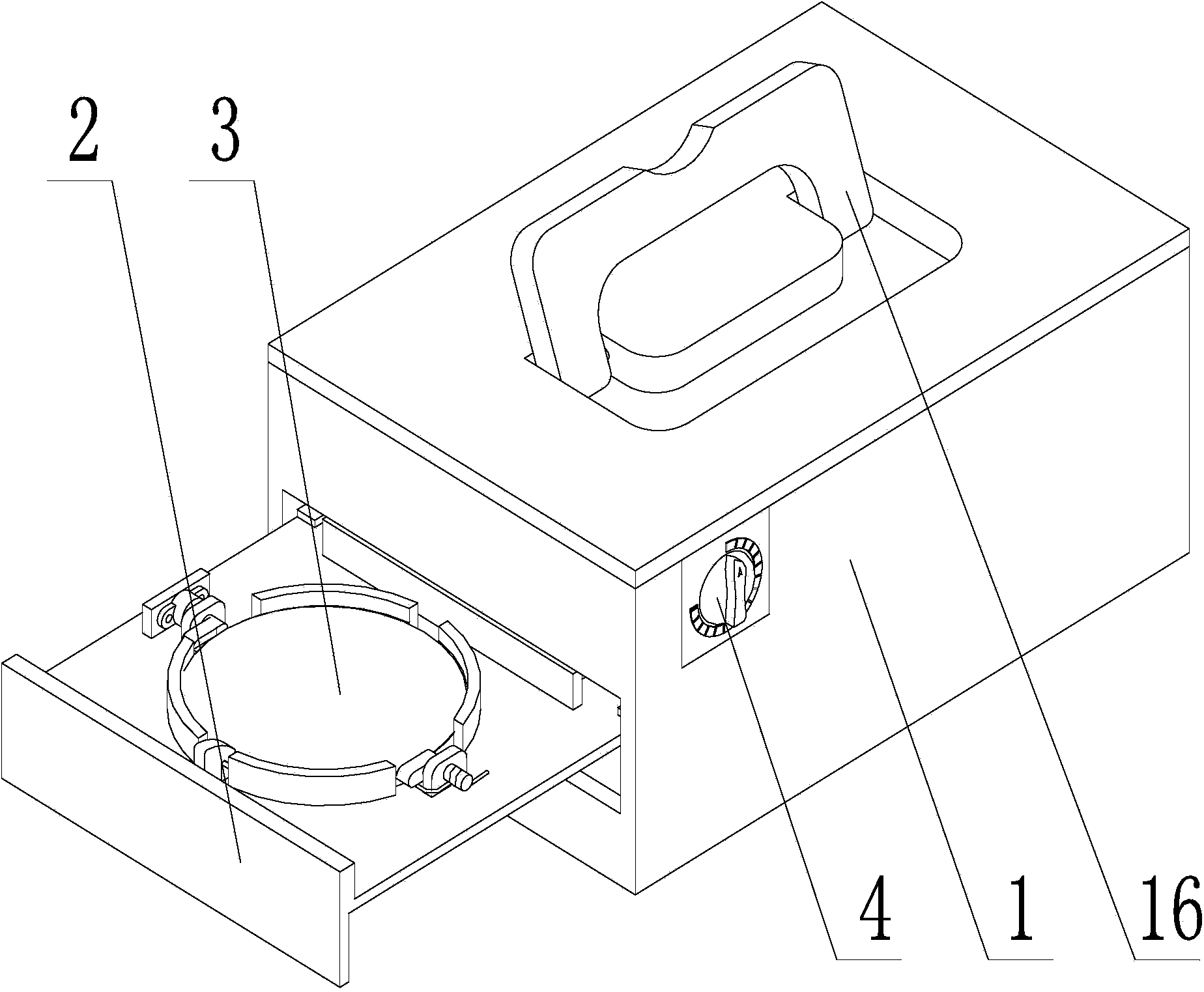 Underground dust collection device