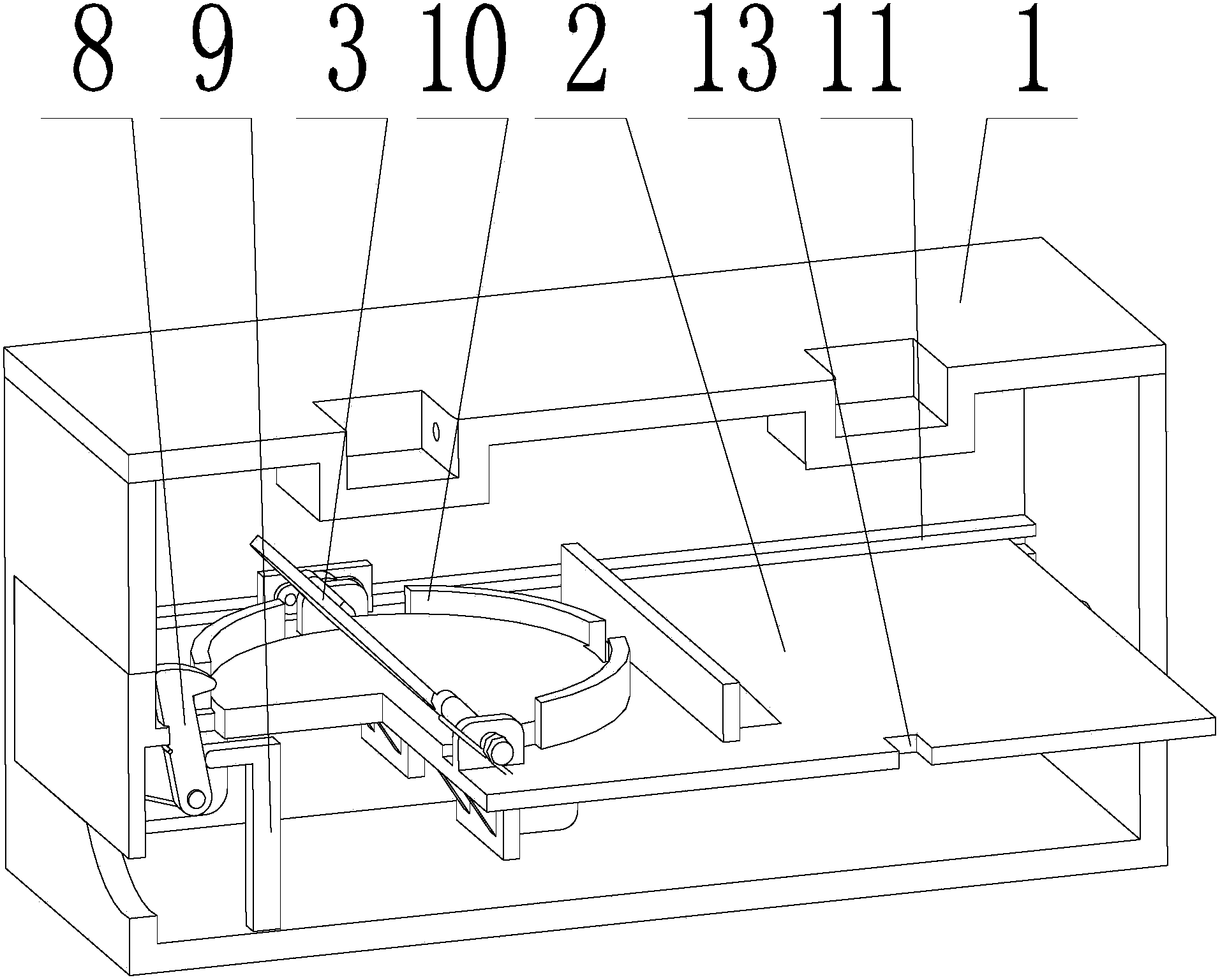 Underground dust collection device