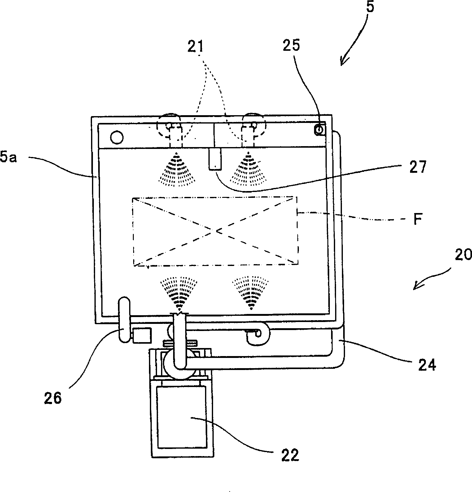 Method and device for cleaning filter