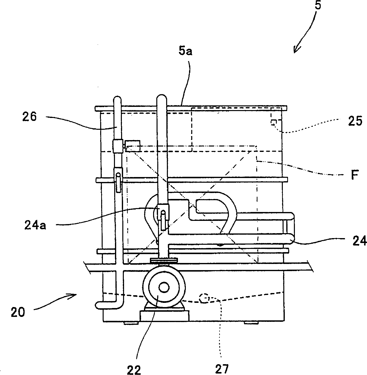 Method and device for cleaning filter