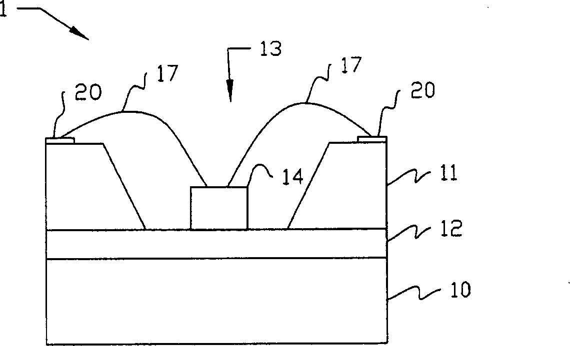 Semiconductor luminescent element composition