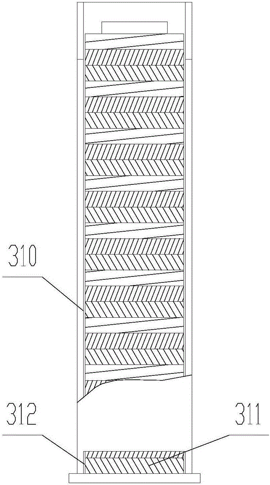 Tiling device and tiling production system