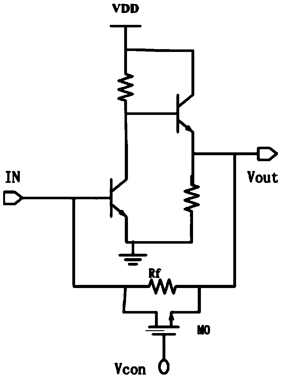 Trans-impedance amplification circuit capable of realizing automatic gain control