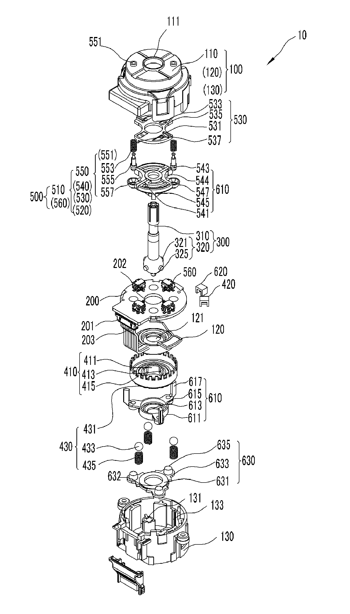 Multi-operating switch unit for vehicles