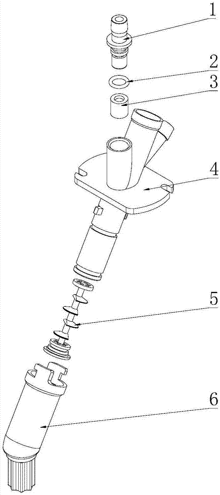 Leakage-preventing discharge device for juicer