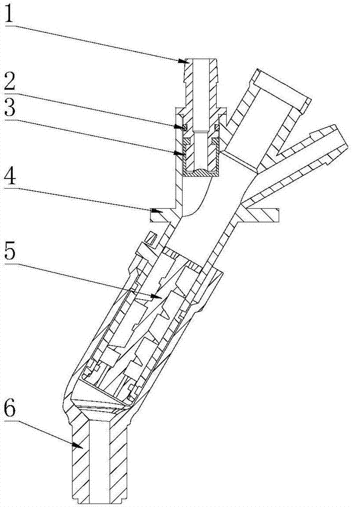 Leakage-preventing discharge device for juicer