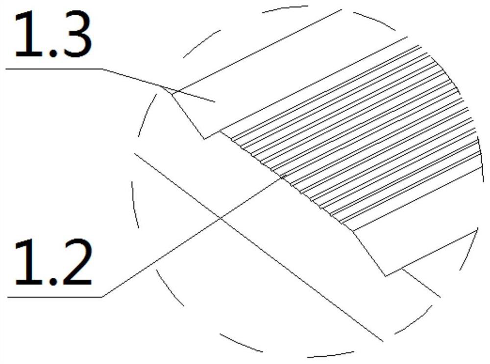 Waveguide optical fiber alignment coupling transmission structure and production process