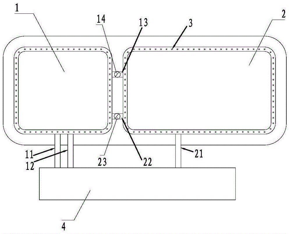 Movable pool with plurality of water storage cavities